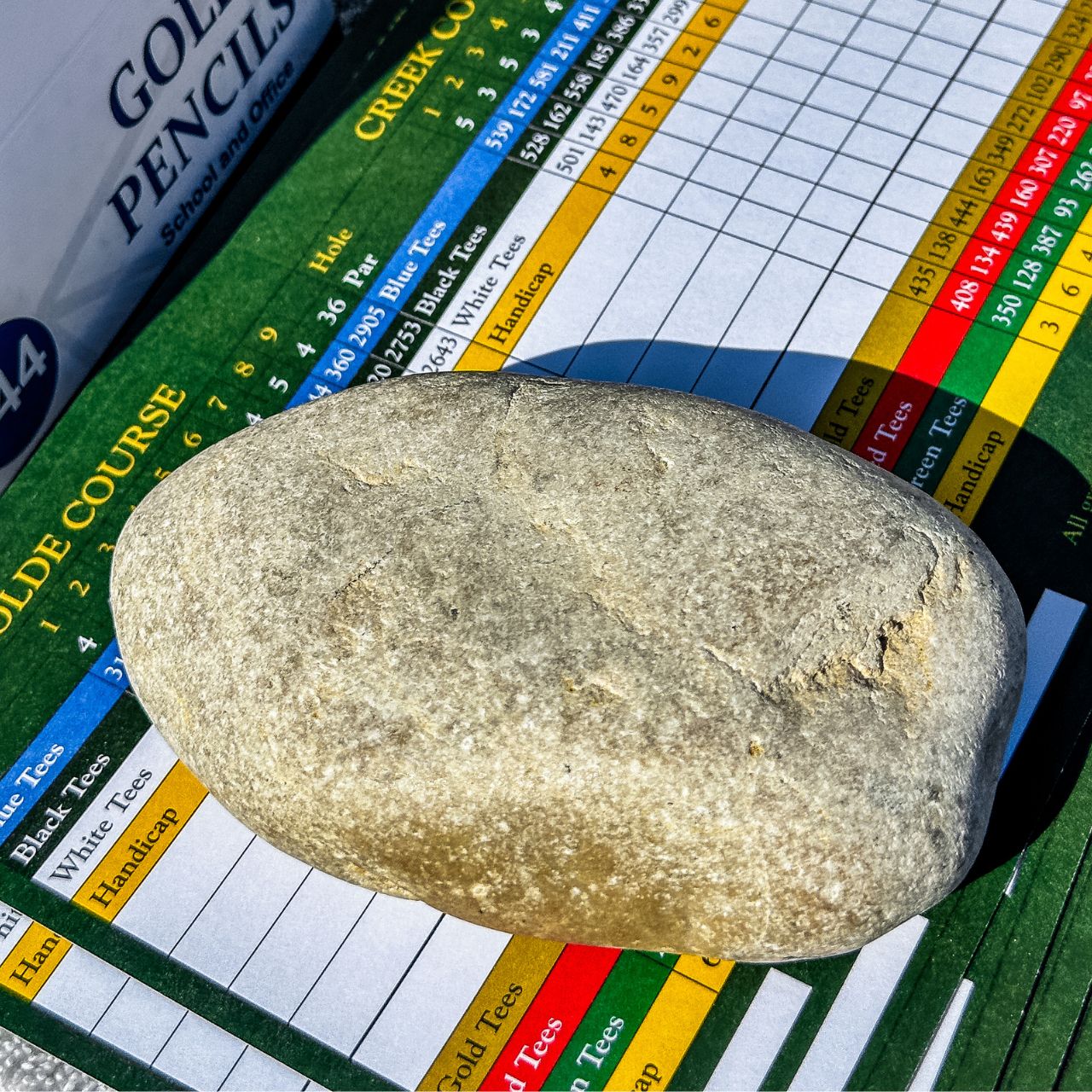 Happy Golf Score Card